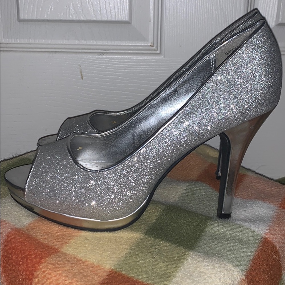 Silver heels
